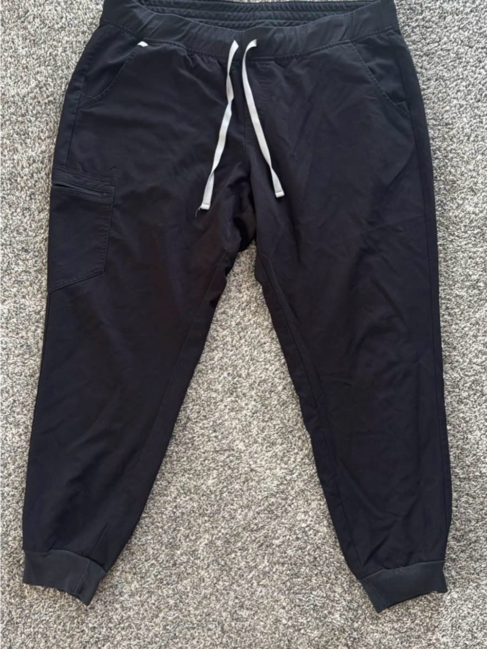 Figs Black Scrub Joggers